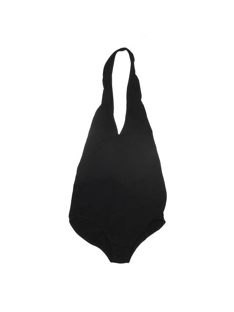 American Apparel Women Black Bodysuit S