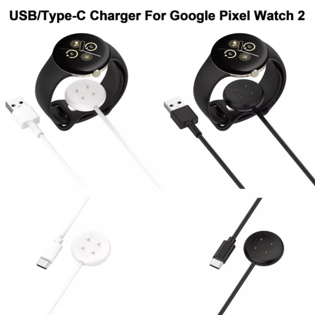 1M Charging Cable USB Charger Cord Adapter for Google Pixel Watch 2
