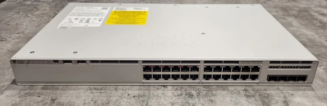 Cisco Catalyst C9200L-24P-4G-E Network Switch 600W PSU New Cisco Catalyst C9200L-24P-4G-E Network Switch 600W PSU New