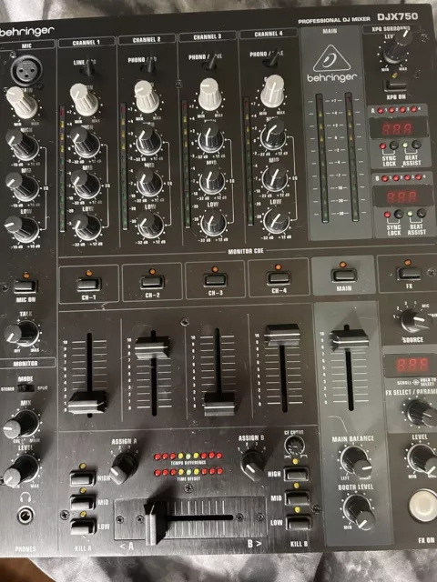 Behringer DJX750 5 Channel Dj Mixer DJX 750