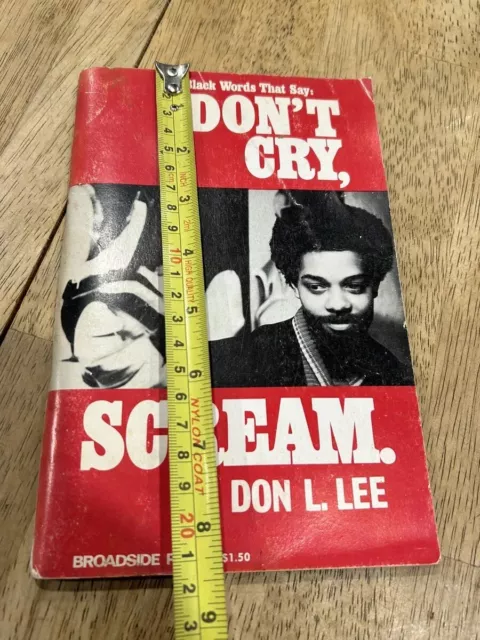 AFRICAN AMERICANA, Don L LEE / Don't Cry Scream 1st Edition 1969