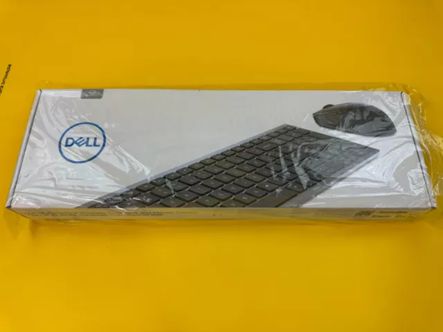 Lot 5x Dell Multi-Device Wireless Keyboard & Mouse Combo KM7120W- *Sealed*