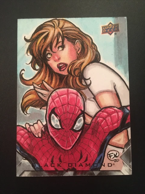 Marvel Black Diamond Spider-Man sketch Effix