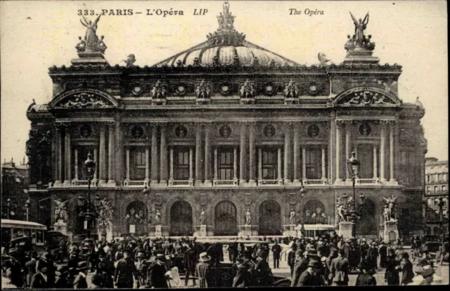 Paris France CPA Postkarte 1925 gelaufen L'Opéra Partie an der Oper ungelaufen