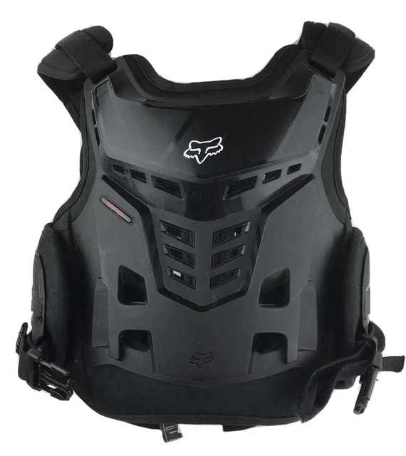 Fox Racing Raptor Chest Protector Youth Black Motorcross Dirt Bike Gear