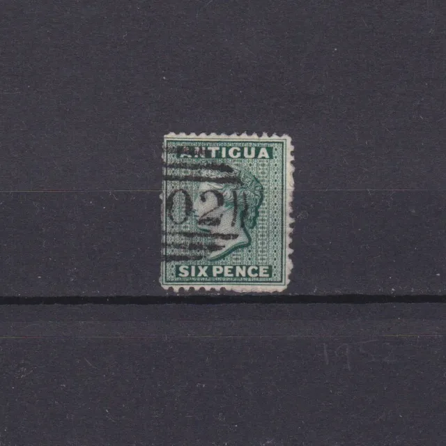 ANTIGUA 1882, Sc# 19, CV $150, Wmk Crown CA, Perf 14, Used