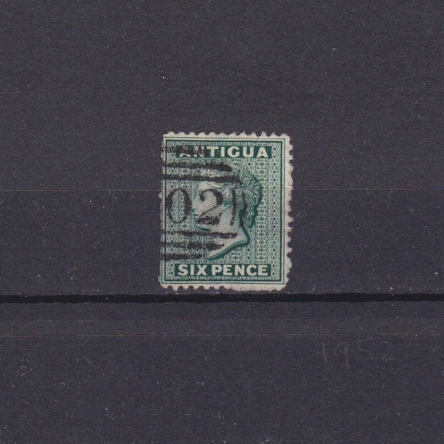 ANTIGUA 1882, Sc# 19, CV $150, Wmk Crown CA, Perf 14, Used