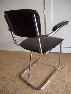 Steel tube Gispen armchair Bauhaus Chair Desk Chair Vintage Antique 3