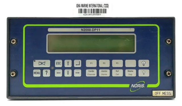 Noris N2000-DP11 Alarme Système Affichage Panneau