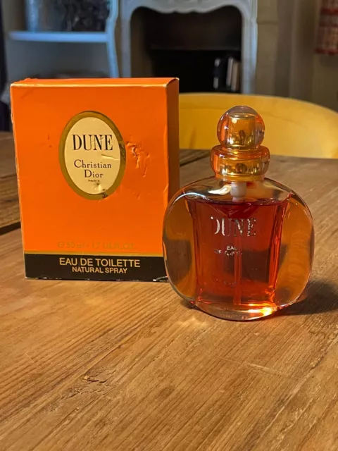 DUNE CHRISTIAN DIOR EAU DE TOILETTE 50 ml SPRAY VINTAGE ORIGINAL 84.66 PicClick UK