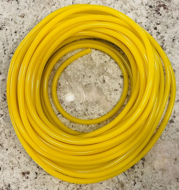 PVC Tubing - Yellow - 1/2"od x 3/8 id (3 feet)