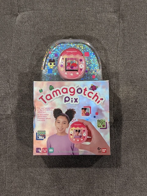 Tamagotchi Pix - Floral Pink Virtual Pet (2024 Model)
