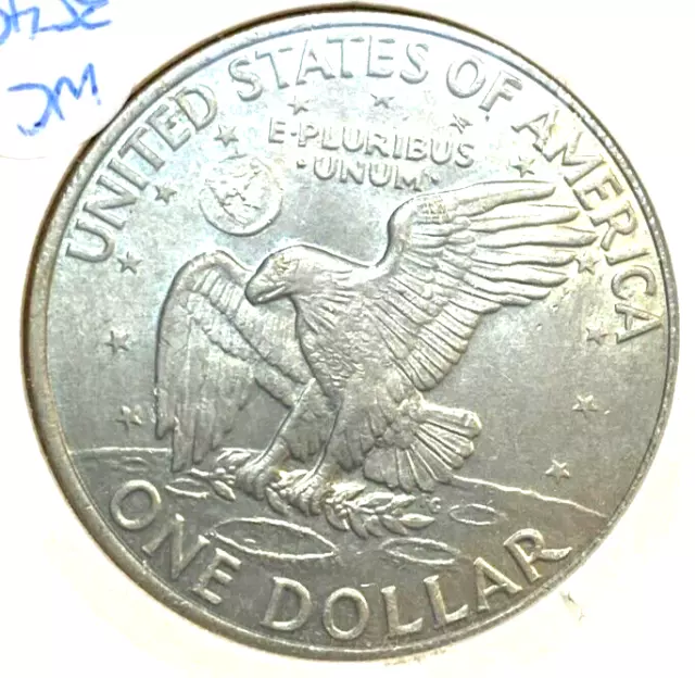 United States Us 1971 D $1 One Dollar Rare Variety Type 1 Friendly Eagle Unc #6