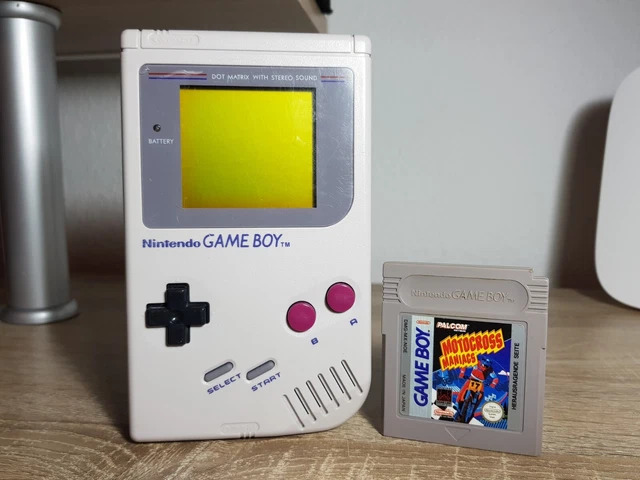 Nintendo Game boy DMG-001 1989 Classic Originale + Motrocross Maniacs