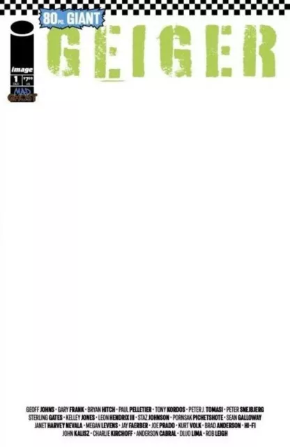 GEIGER 80-PAGE GIANT #1 - Blank Variant - NM - Image