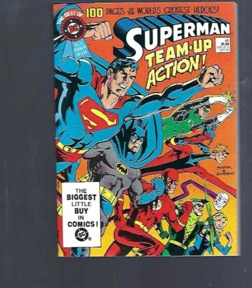 Best Of Dc Blue Ribbon Digest 48 - Superman Team Up - Nm- 9.2  - Dc