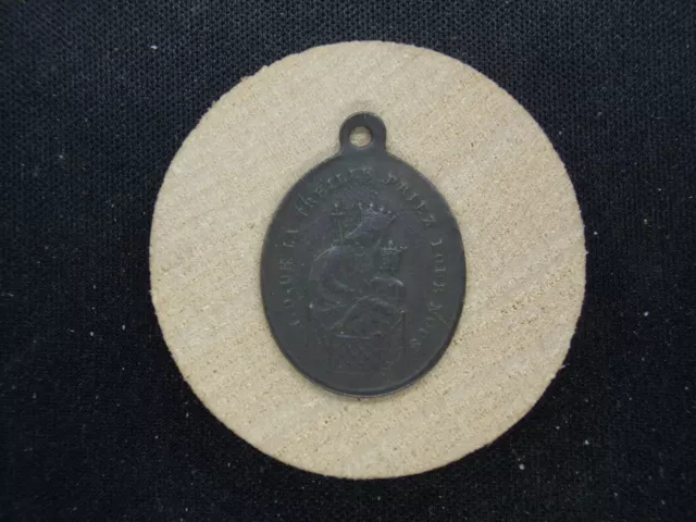 Médaille religieuse ancienne XIX Siècle en bronze