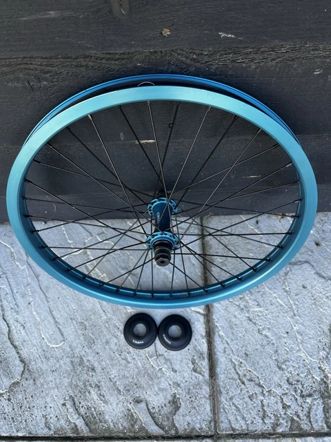 CINEMA ZX 333 Bmx Front Wheel Blue Odyssey Primo Profile