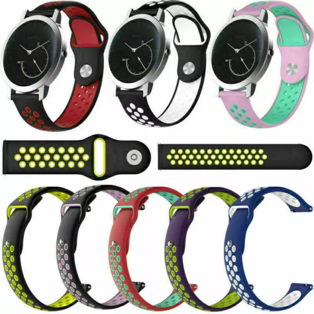 Ersatz Silikon Armband Uhrenarmband für Nokia Withings Steel HR 36/40mm Watch