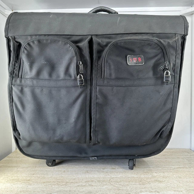 TUMI Luggage Garment Bag Bi-Fold Combination Lock X-Large Black Name Tag 24"