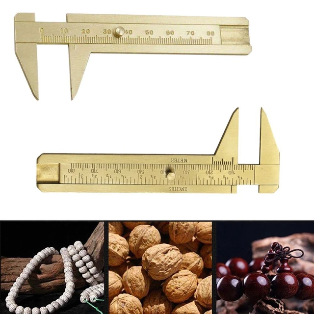 Strumento di misura pinza ottone Vernier righello pinza righello ottone righello scorrevole