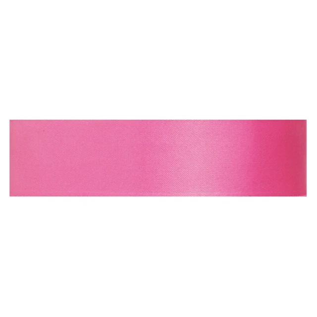 Culpitt LIPSTICK PINK 25mm x 25m Double Faced Satin Ribbon Cake Decoration Craft