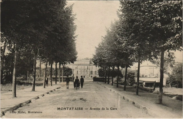 CPA MONTATAIRE - Avenue de la Gare (130044)