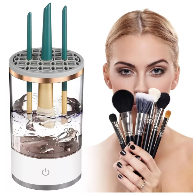 Electric Makeup Brush Cleaner & Dryer Machine Automatic Brush Fast Cleaning Tool