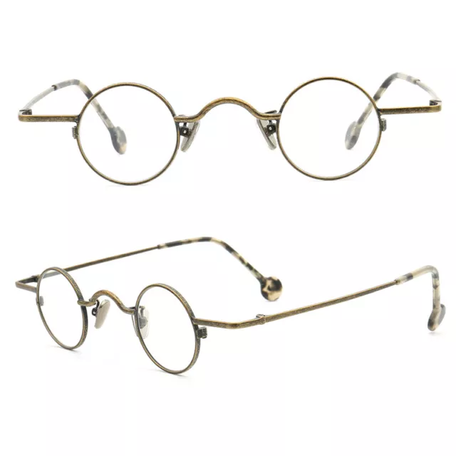 Retro Nerd Round Eyeglasses Men Women Full Rim Eyewear Glasses Frames Vintage