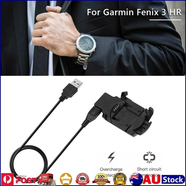 Sport Watch Clip Charger for Garmin Fenix 3/Fenix 3 HR Power Supply Adapter Dock