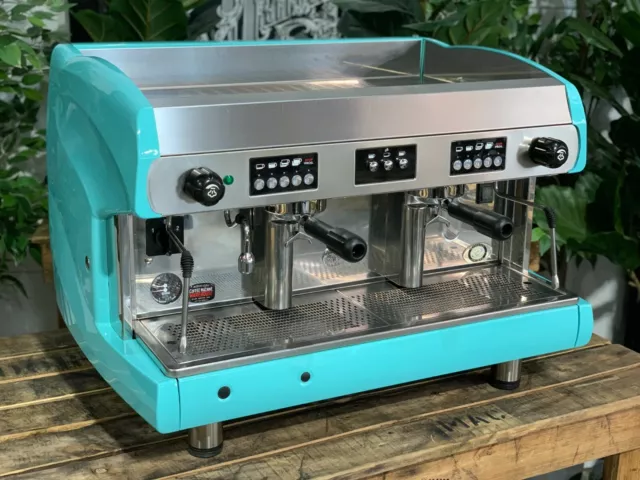 Wega Polaris 2 Group High Cup Tiffany Blue Espresso Coffee Machine Commercial