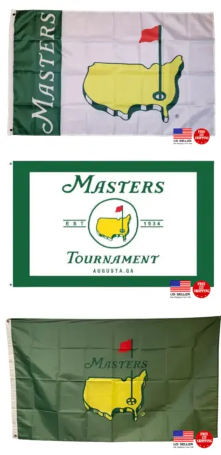 The Masters Green Flag 3x5 Golf 3 x 5 Banner Augusta Georgia Golf Club New USA