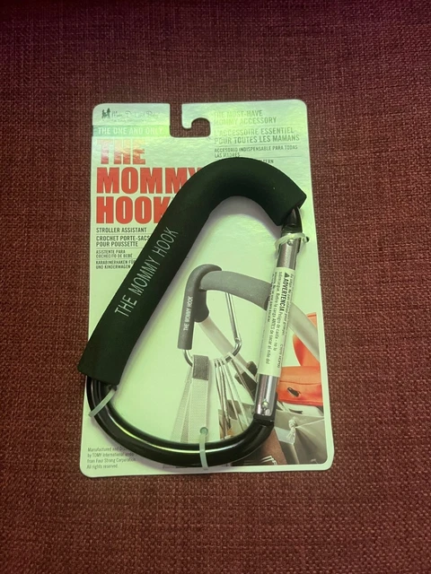 Accesorio de cochecito de gancho The Mommy mosquetón plateado gancho clip de percha £30