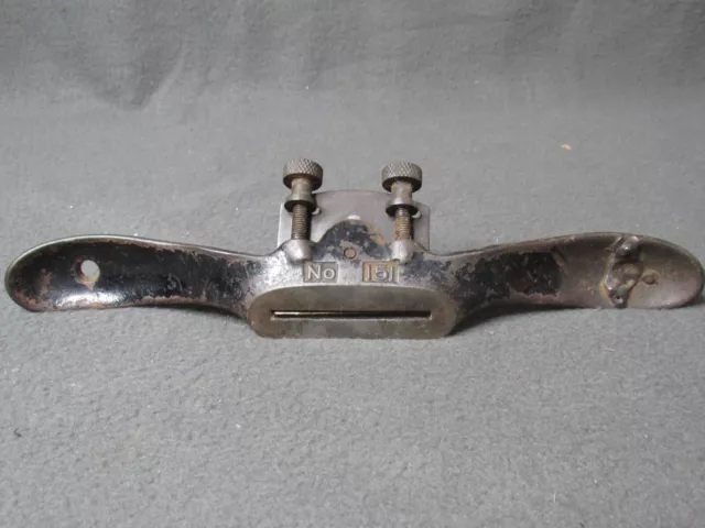 Vintage Stanley No. 151 Adjustable Flat Bottom Spokeshave USA