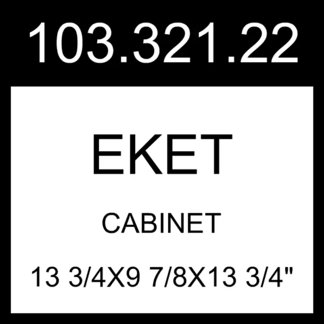 IKEA EKET Cabinet Light Gray  13 3/4x9 7/8x13 3/4" 103.321.22