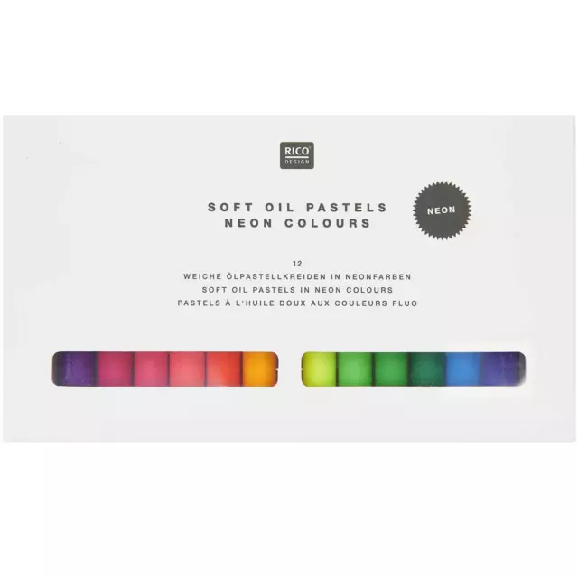 Ölpastellkreide Neonfarben, 12 Farben | Stück | Deutsch | 2022