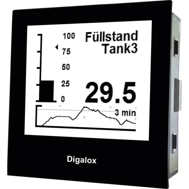 TDE Instruments Digalox DPM72-PP Appareil de mesure numérique à encastrer