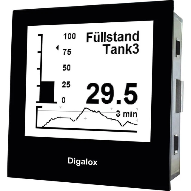 TDE Instruments Digalox DPM72-PP Appareil de mesure numérique à encastrer