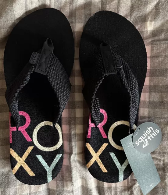 Roxy Shore Thing Flip Flops Beach Sandal Comfy Contour Cushioned Sole size US 9