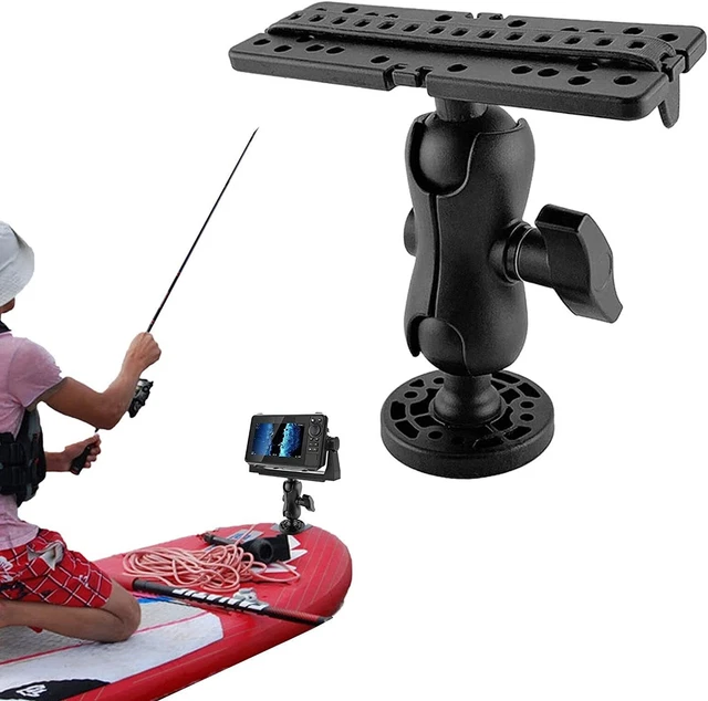 ADJUSTABLE FISH FINDER Mount Base Plate Bracket Holder Rack for Boat