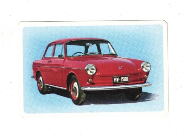 Swap Card - Original Golden Fleece 1960's - No.14 Volkswagen 1500