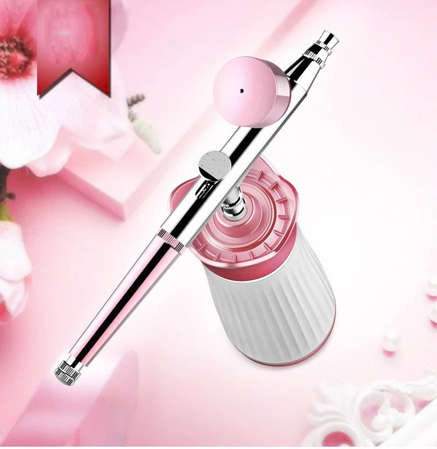 Mini Airbrush Compressor Kit  For Nail Air Brush Cake Art Painting Home Tool