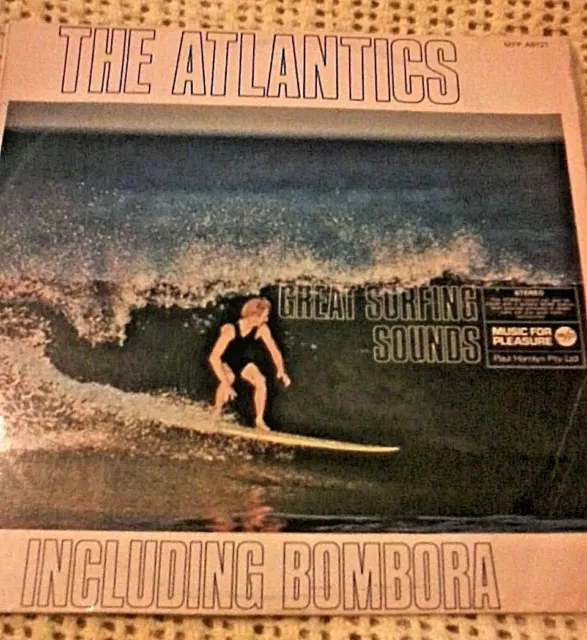 The Atlantics Great Surfing Sounds Vinyl Lp 1970 Orig Australian Press Mfp A8121