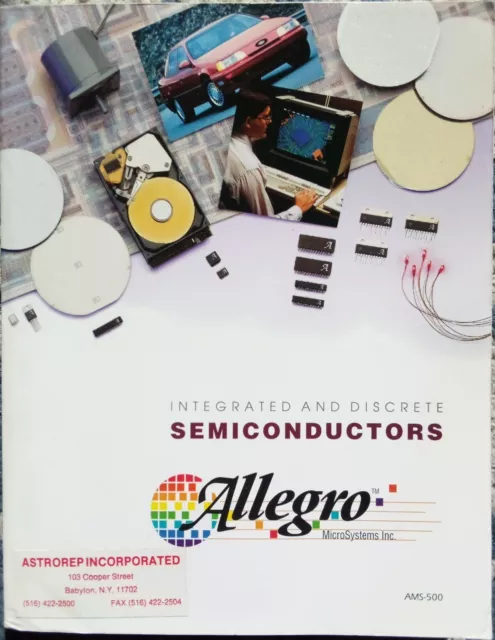 Allegro Integrated and Discrete Semiconductors Data book, AMS-500, 1991