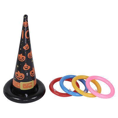 Halloween Gonfiabile Cappello Anello Scossa Gioco Decorazione di Halloween Festa Gioco Holiday Toys Halloween Gonfiabile Anello Toss Set 