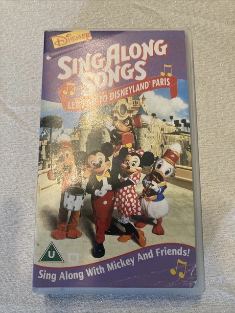 Disney Sing Along Songs Let's Go To Disneyland Paris DISNEY SING ALONG Songs: Let's Go To Disneyland Paris VHS £6.99