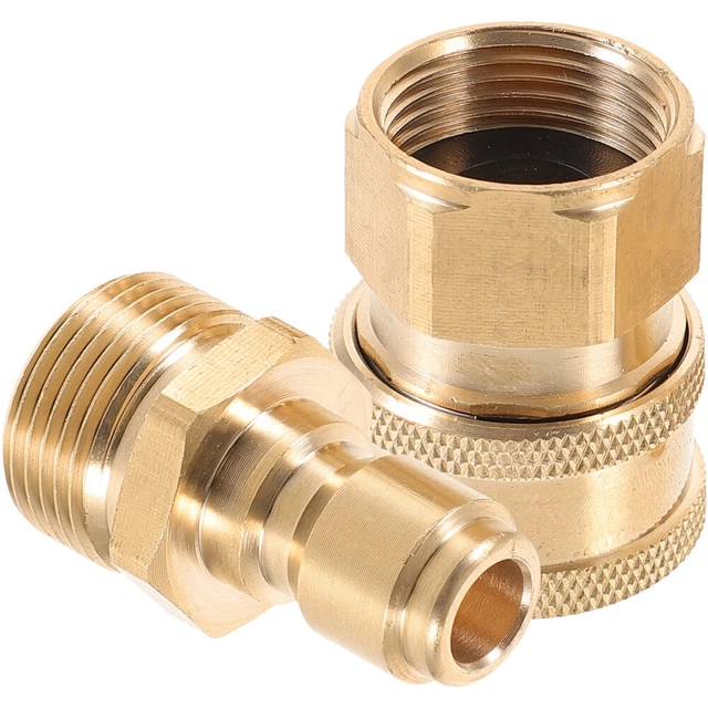 Tappo Per Tubo Da Giardino Con Attacco Rapido Geka – Raccordo In Ottone, Pressione Max 25 Bar, Per Acqua, Aria, Olio, 0-80°C