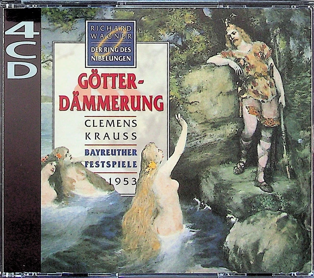 Wagner: Gotterdammerung Live Bayreuth 1953 Clemens Krauss 4-CD Windgassen/Uhde