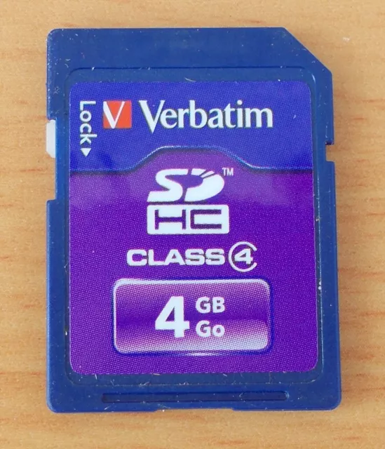 Verbatim 4GB Class 4 Secure Digital (SDHC) Memory Card