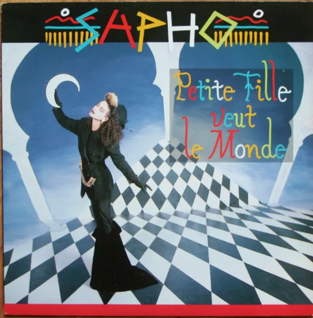 SAPHO Petite fille veut le monde 45T SP 1988 EPM 016 VINYLE QUASI NEUF NEAR MINT